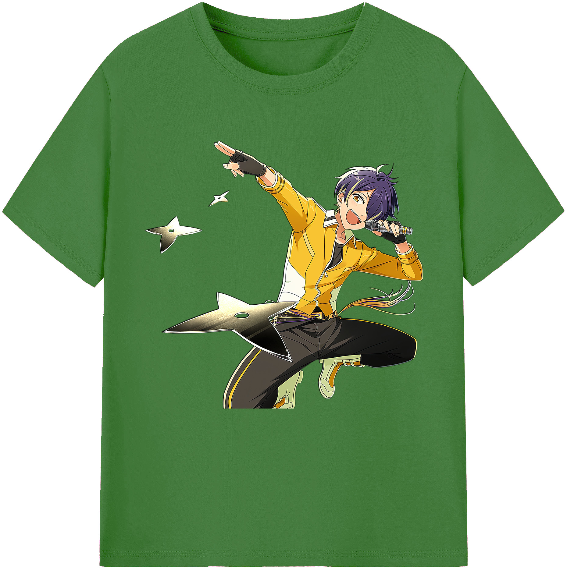 （画像用） あんさんぶるスターズ! Ensemble Stars レディースカジュアルプリントTシャツ（綿100％）